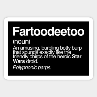 Profanitees - Fartoodeetoo - Farts - Farting Sticker